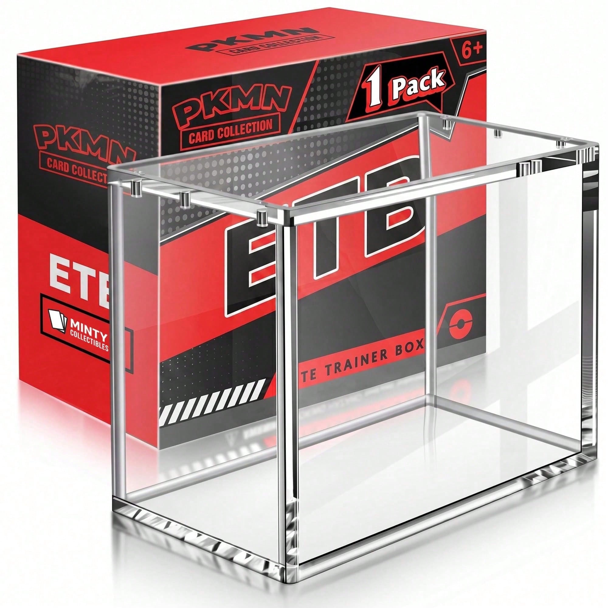 Gaming Card Holder - ETB 투명 자석 아크릴 디스플레이 케이스,