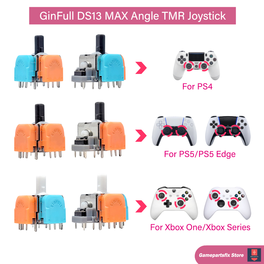 Sony Controller Dualsense Edge - GinFull DS13 MAX 앵글 TMR 전자기