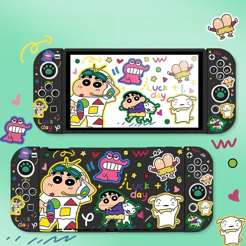 Gaming Console Nintendo Switch Oled Model - Kawaii Cartoon Crayon Shin-Chan Nintendo Switch