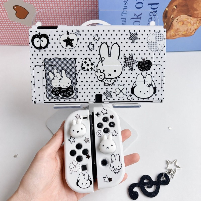 Gaming Console Nintendo Switch Oled Model - 닌텐도 스위치 OLED용 귀여운 미피 보호