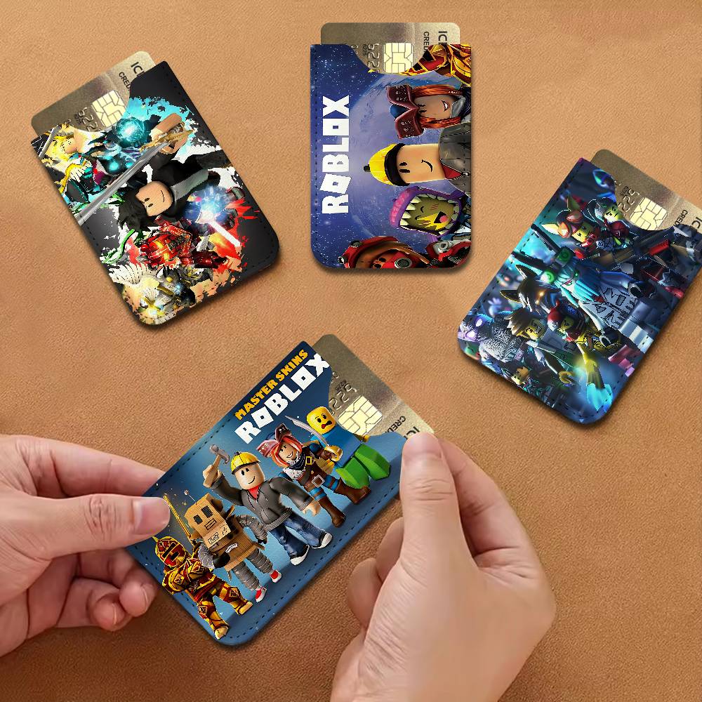 Gaming Card Holder - 핫 게임-R-Robloxs PU 가죽 카드 홀더
