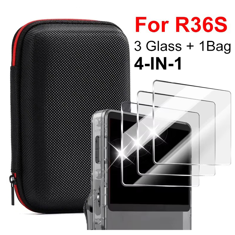 Gaming Console R36S - 4 IN 1 스토리지 케이스 게임