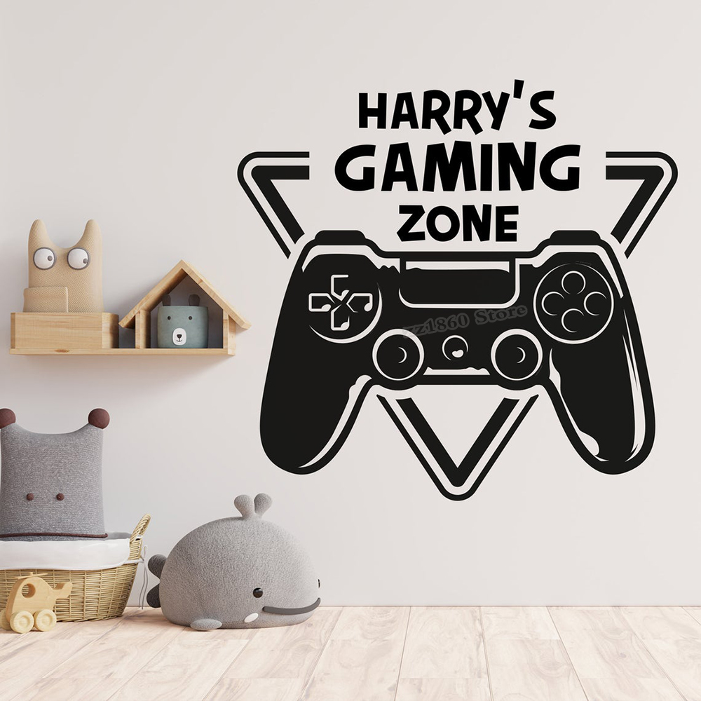 Gaming Console Room - 사용자 정의 이름 게임 존 벽