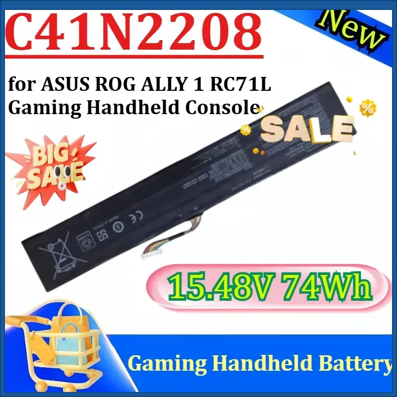 Gaming Console Rog Ally - 새로운 C41N2208 15.48V 74Wh 고용량 확장