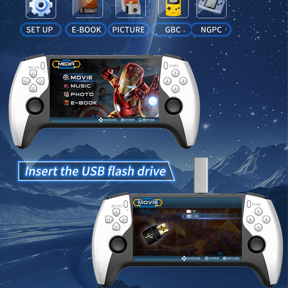 2026 새로운 SF3500 5인치 휴대용 게임 콘솔  - Gaming Console In 2026 리뷰 및 가격