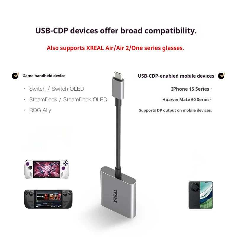 XREAL 허브 USB-C 어댑터: AR 글래스, 휴대 - Gaming Console Car 리뷰 및 가격