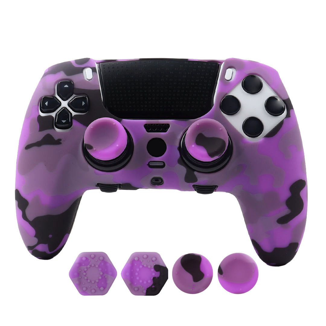 PS5 엣지 컨트롤러용 위장 무늬 미끄럼 방지 실리콘  - Sony Controller Dualsense Edge 리뷰 및 가격