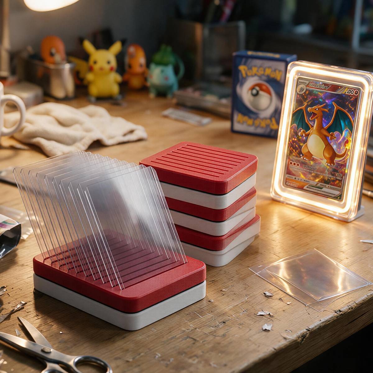데스크탑 PLA 카드 디스플레이 프레임, 귀중한 포켓몬 - Gaming Card Holder 리뷰 및 가격