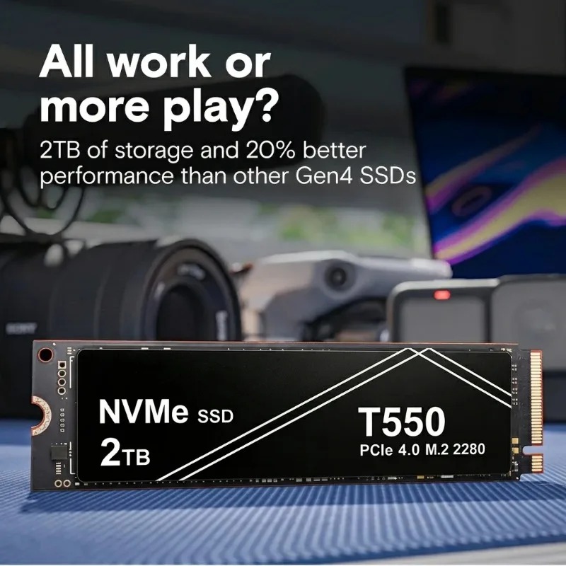 핫세일 신제품 T550 대용량 휴대용 SSD NVMe  - Gaming Console Portable Pc 리뷰 및 가격