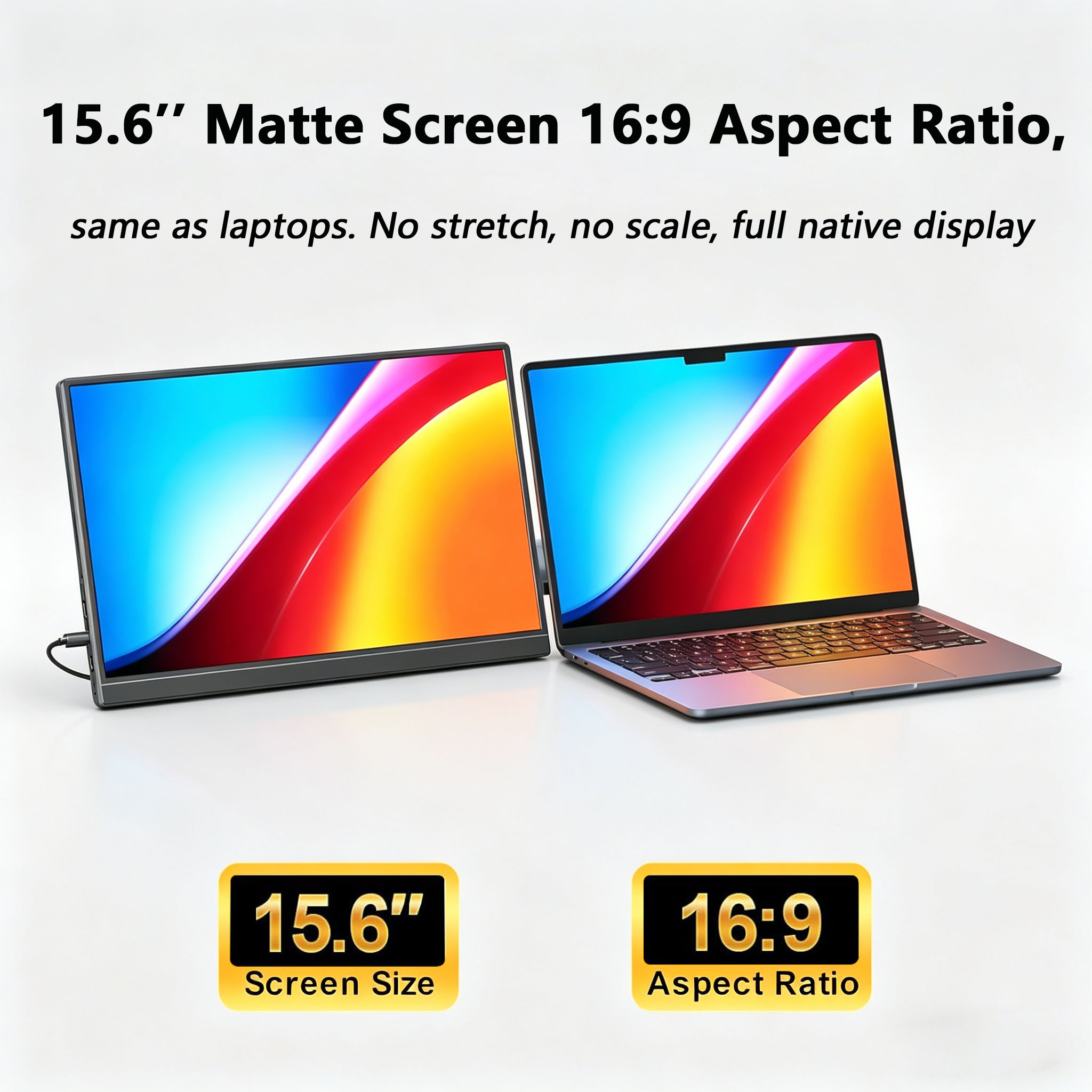 15.6인치 휴대용 모니터 FHD 1080P 16:9  - Gaming Console Portable Pc 리뷰 및 가격