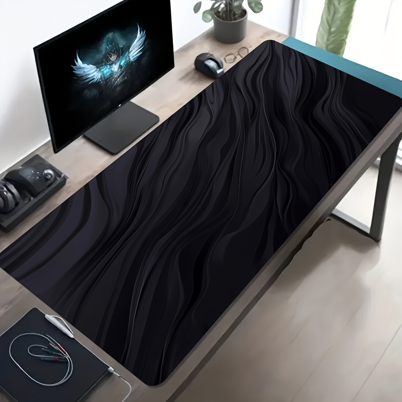 블랙 리퀴드 웨이브 게이밍 마우스 패드, 미니멀리스트  - Gaming Console Portable Pc 리뷰 및 가격