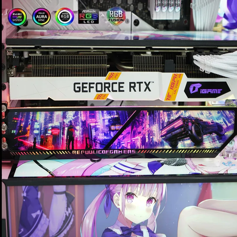 ARGB 그래픽 카드 브래킷, 맞춤형 RTX3090 4 - Gaming Card Holder 리뷰 및 가격