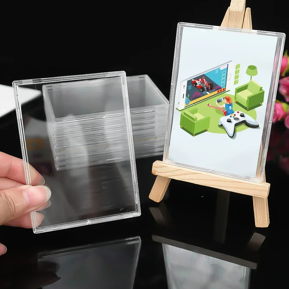 투명 아크릴 카드 홀더 스냅형 게임 스포츠 트레이딩 카 - Gaming Card Holder 리뷰 및 가격