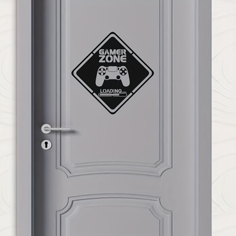 1pc 게이머 존 도어 데칼 벽 비닐 스티커, 컨트롤러 - Gaming Console Room 리뷰 및 가격