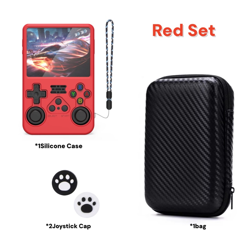 R36S 게임 콘솔용 4 in 1 보관 가방 & 조이스 - Gaming Console R36S 리뷰 및 가격