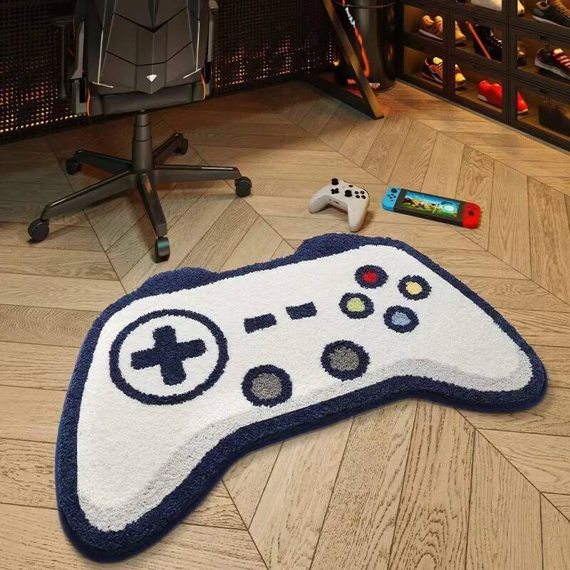 게임 컨트롤러 콘솔 모양 카펫, 창의적인 만화 부드러운 - Gaming Console Room 리뷰 및 가격