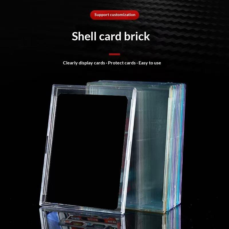 투명 아크릴 카드 홀더 스냅 타입 게임 스포츠 트레이딩 - Gaming Card Holder 리뷰 및 가격