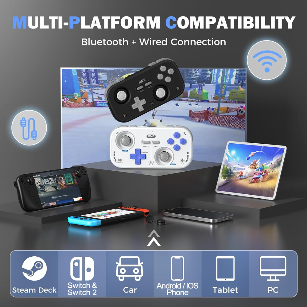 IINE 레트로 포켓 게임패드 미니 컨트롤러 (닌텐도  - Gaming Console Car 리뷰 및 가격